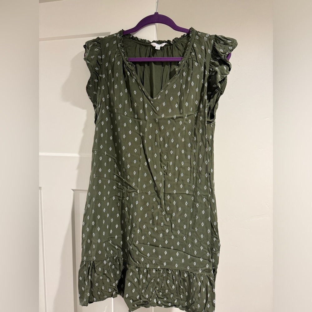 Green summer dress / size L